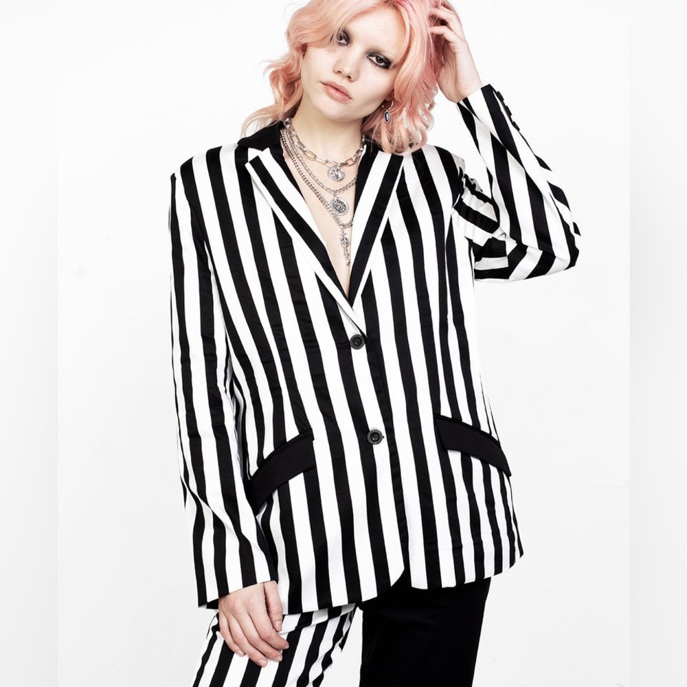 Disturbia Ghosttown Oversized Blazer